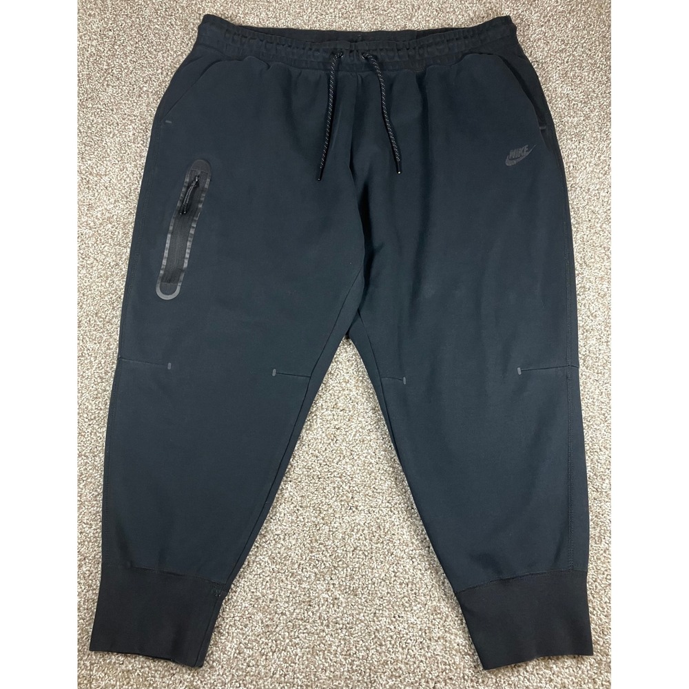 Nike Tech Fleece Joggers Black Tapered Sweatpants DA2043-010 Womens 2X